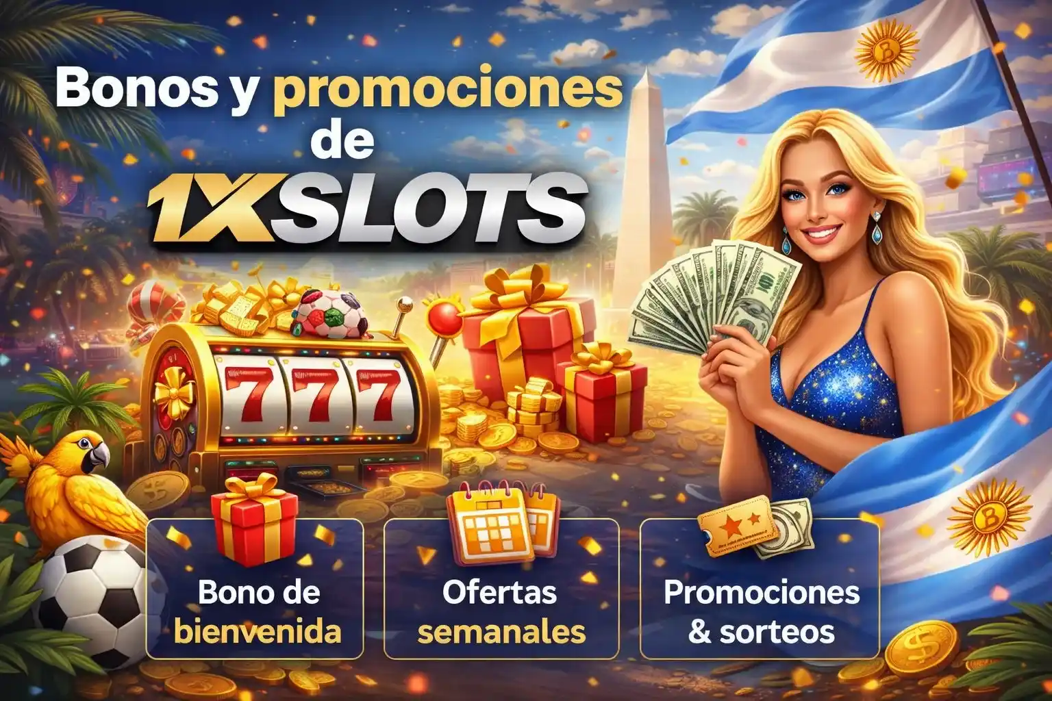 Bonos y promociones de 1xSlots