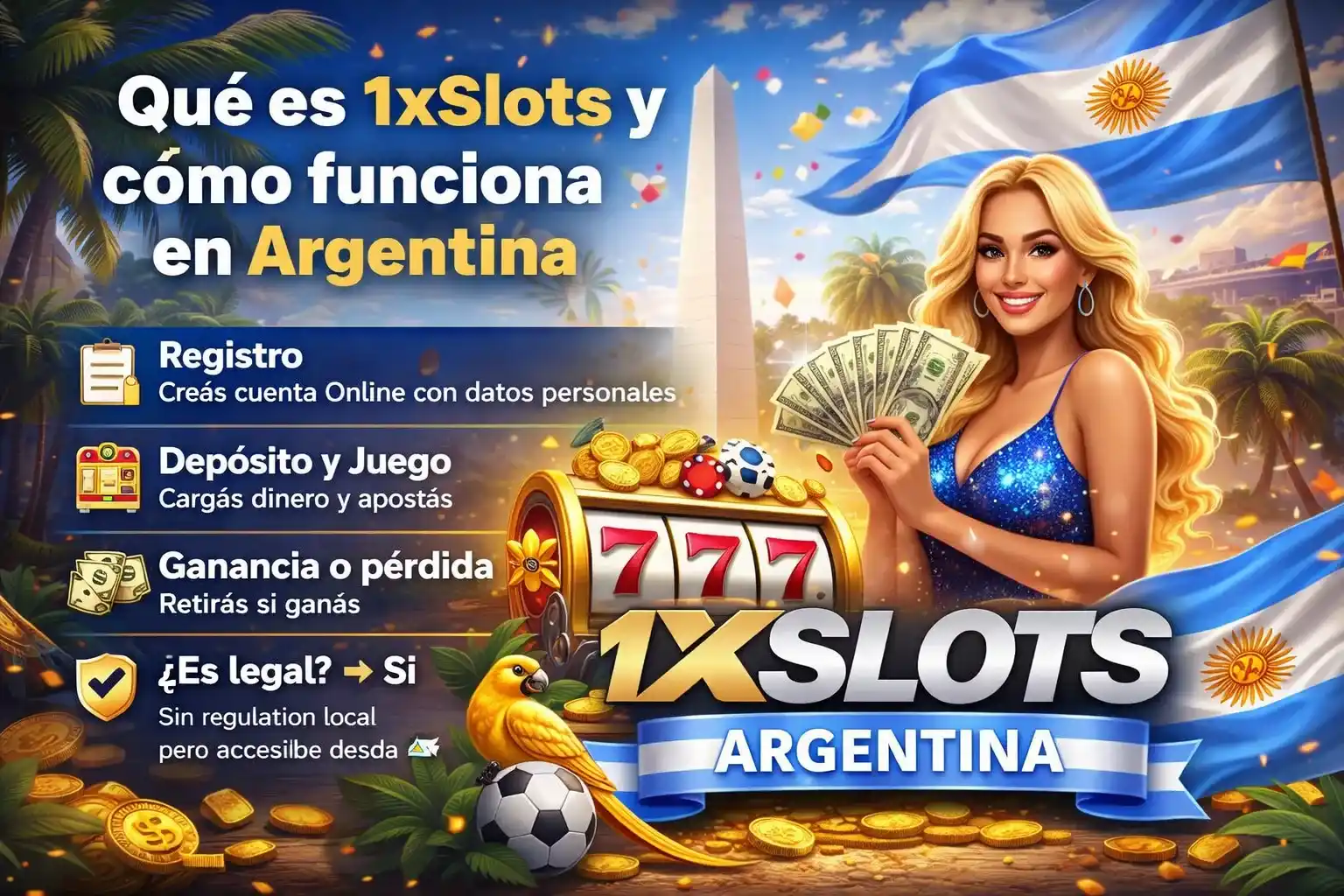 ¿Qué es 1xSlots y cómo funciona en Argentina?